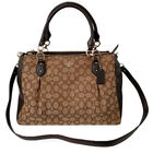 Bolso Carryall Coach Colette in signature Khaki-Café para mujer