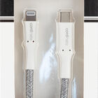 Cable USB-C to Lightning 6ft Gris