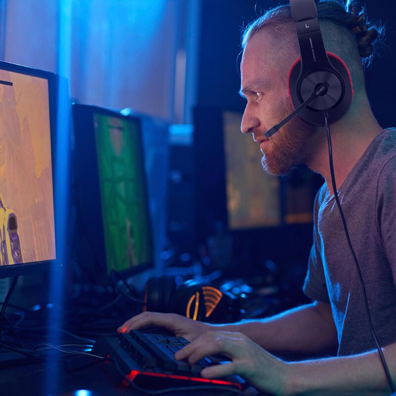 Aud&iacute;fono Gamer Con Micr&oacute;fono Xtrikeme Gh-503 Ov... image number null