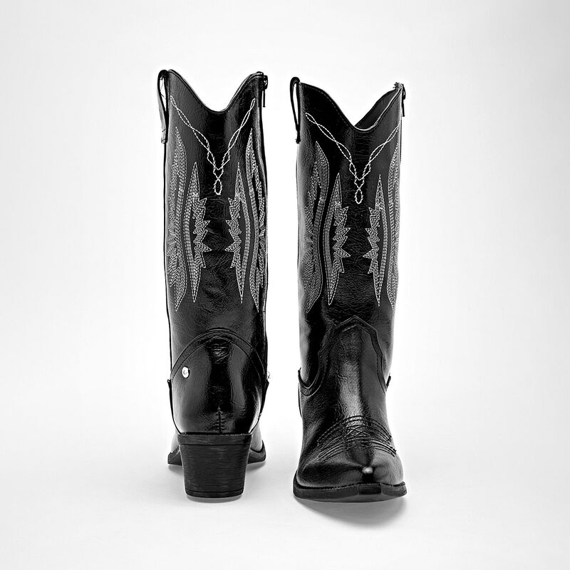 Moramora Bota para mujer negro image number null