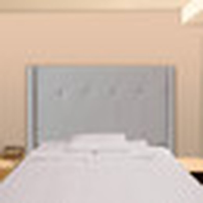 Cabecera Individual Dicasa Toledo Gris Claro image number null