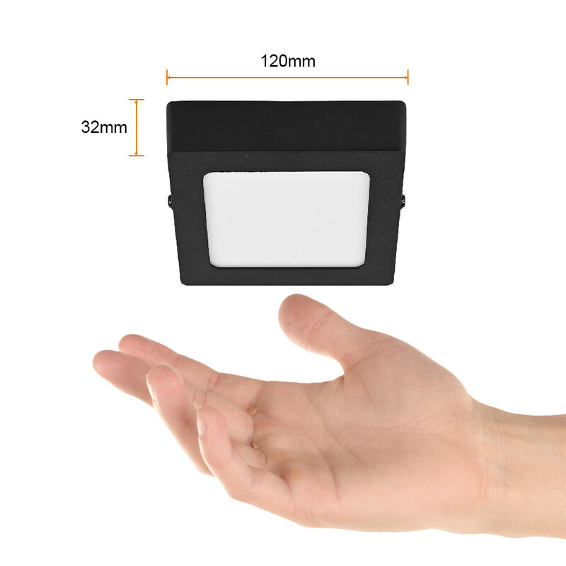 L&aacute;mpara Plaf&oacute;n LED de Sobreponer, 6 W, Luz Suav... image number null