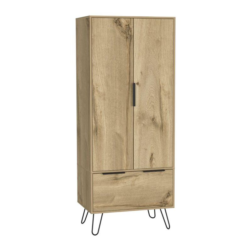 Closet Ali Café Claro y Wengue Virtual Muebles image number null