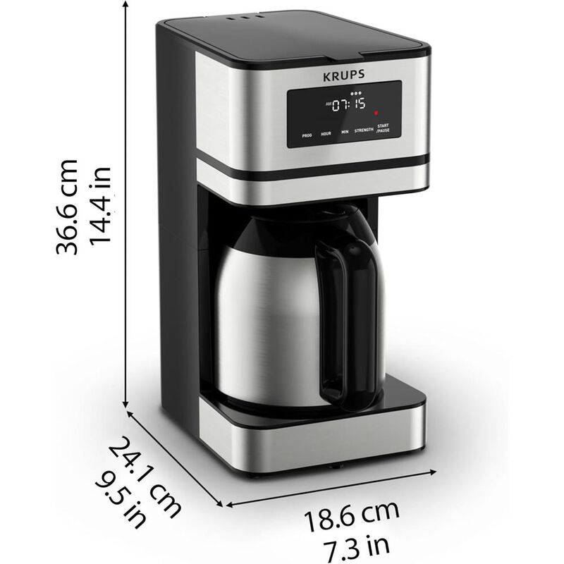 Cafetera Goteo El&eacute;ctrica Filtro Krups 1.5l Km20... image number null