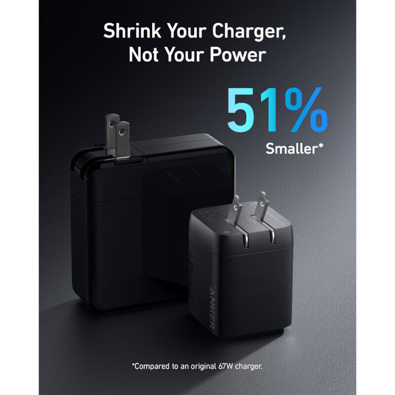 Cargador ANKER 67 W Pared 3 Puertos (2 USB-C / ... image number null