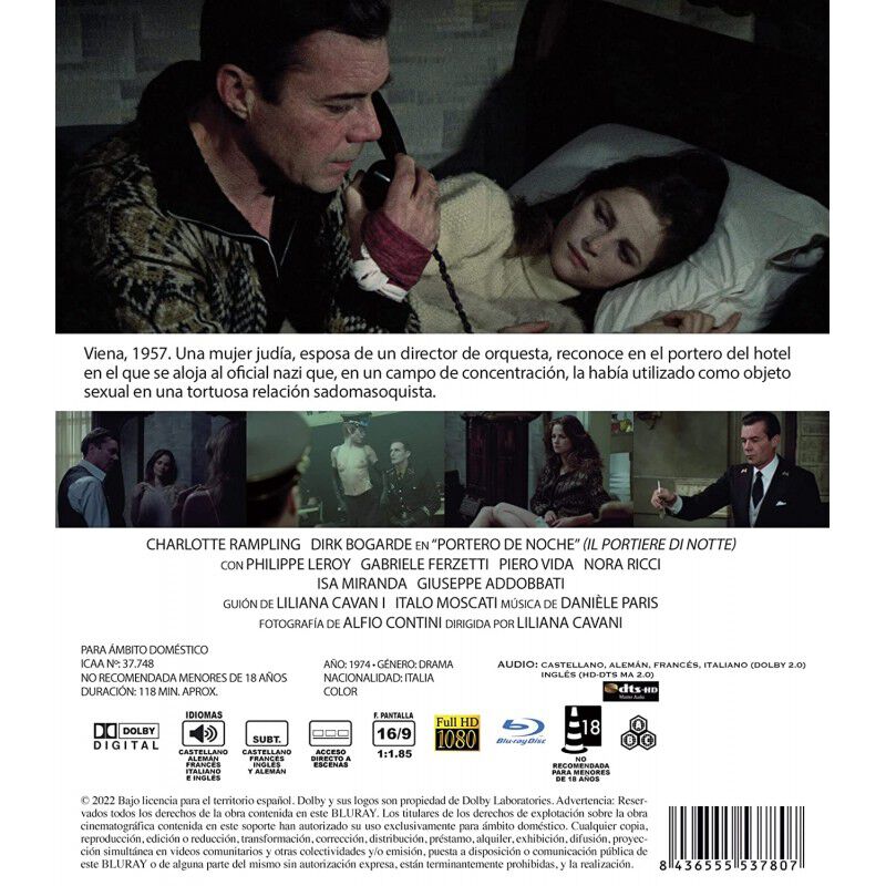 El Portero De La Noche [blu-ray] (1984) Il Port... image number null