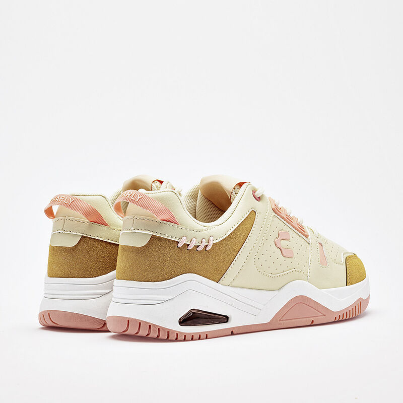 Charly tenis para mujer beige naranja cod 13962... image number null