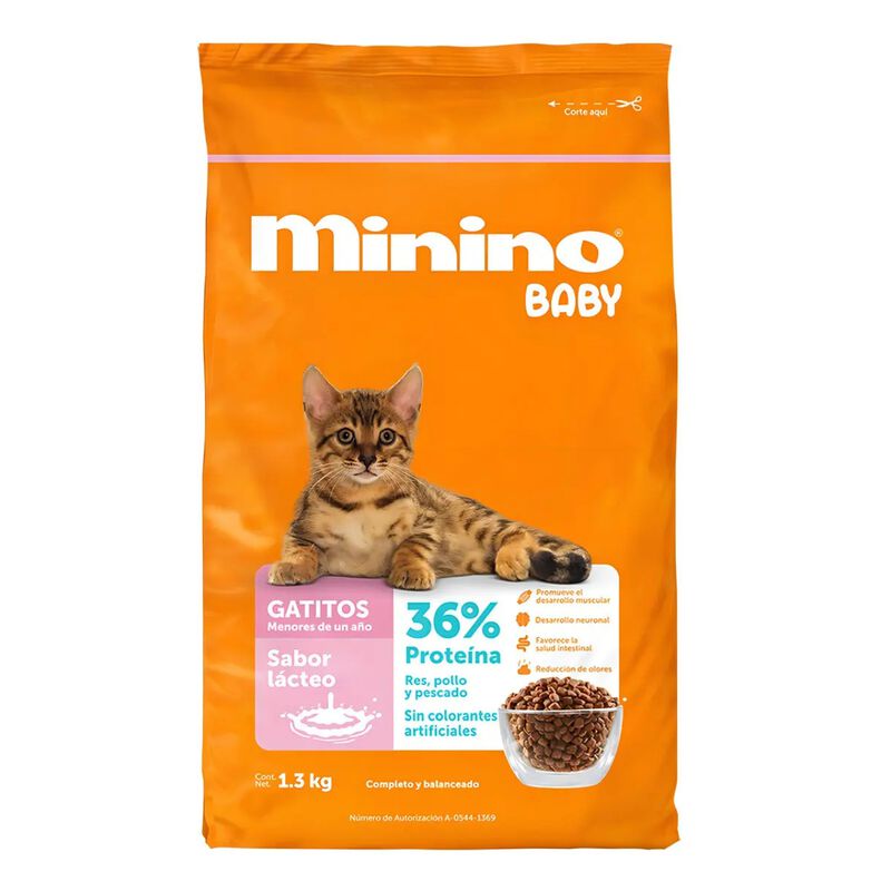 Alimento Para Gato Minino Baby De 1.3kg image number null