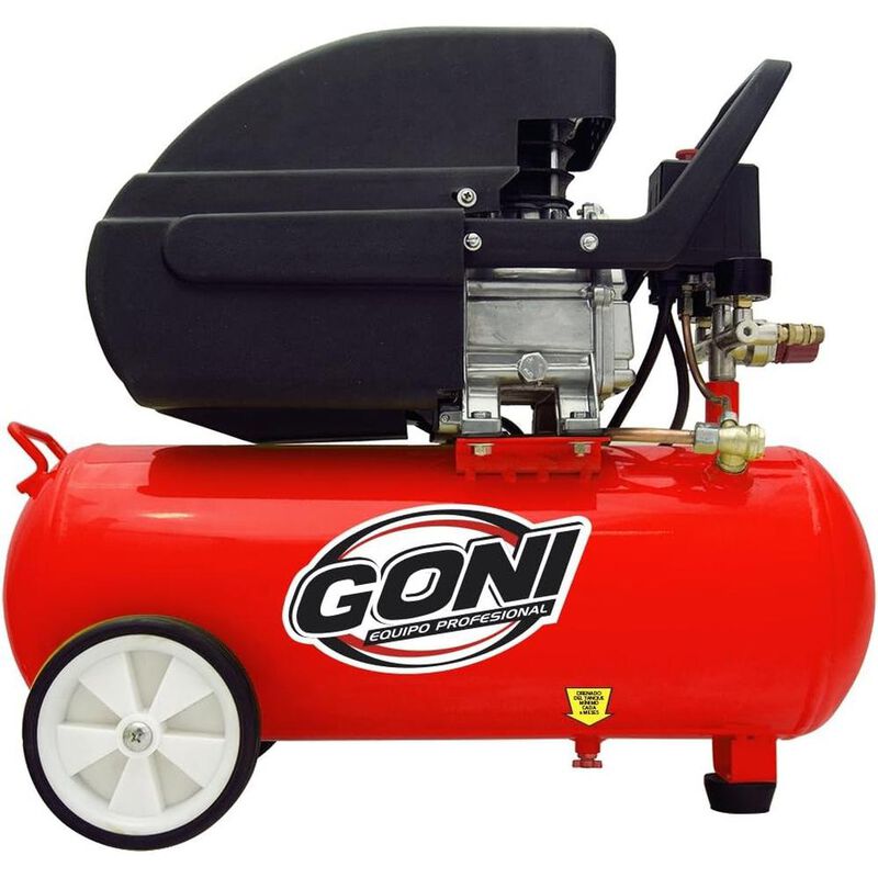 Compresor Goni 3.5hp 28l Lubricado Profesional ... image number null