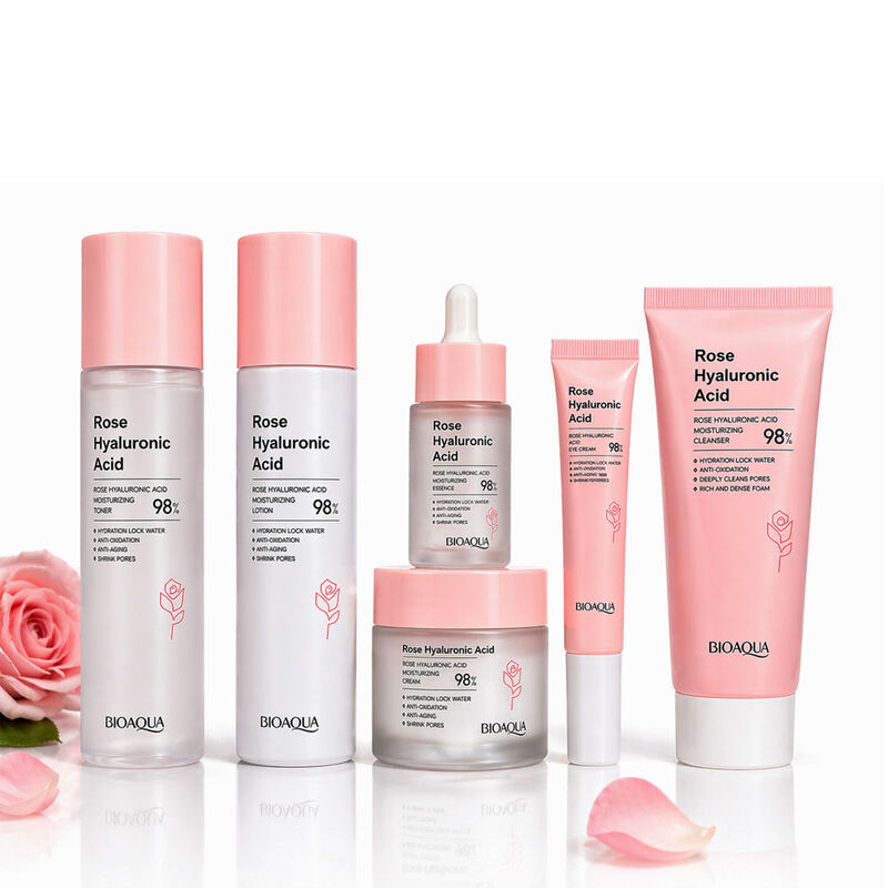 Kit Skincare Bioaqua 6 Pasos De Agua De Rosas Y... image number null