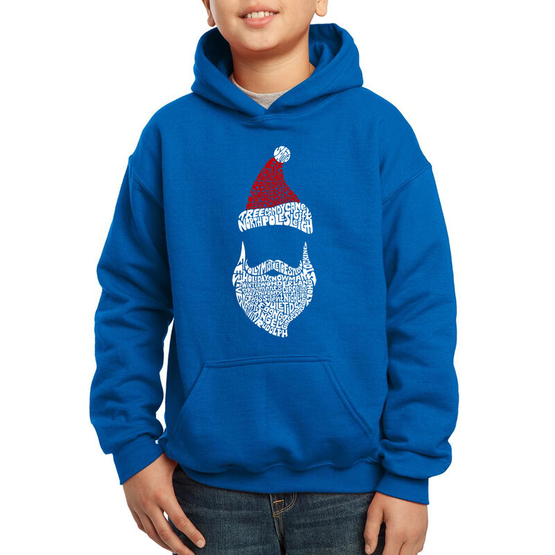 Sudadera Con Capucha Word Art Para Ni&ntilde;o - Santa... image number null