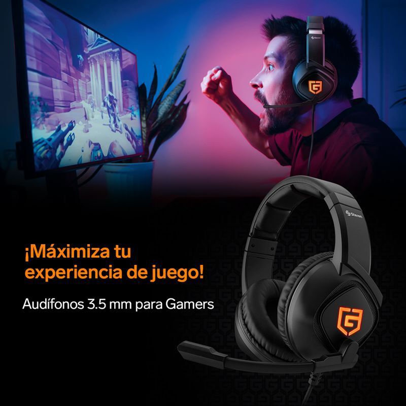 Aud&iacute;fonos 3,5 mm para Gamers image number null