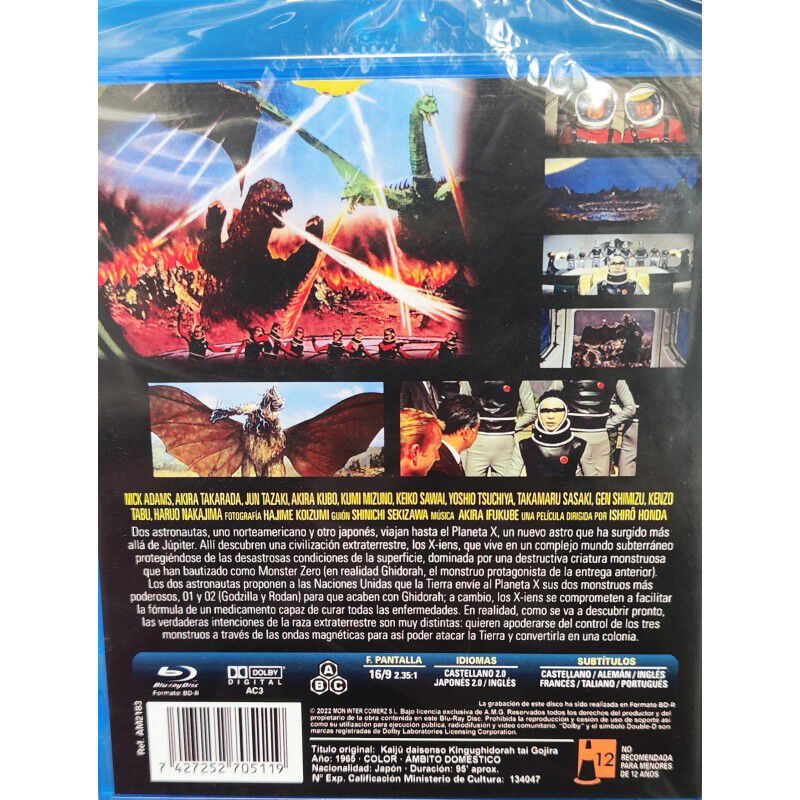 Los Monstruos Invaden La Tierra Bdr Godzilla Vs... image number null