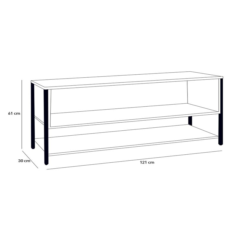 Mueble para TV de 50 plg con 3 Niveles Blueland... image number null
