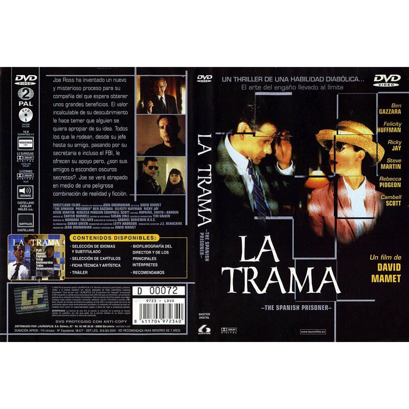 La Trama DVD The Spanish Prisoner image number null