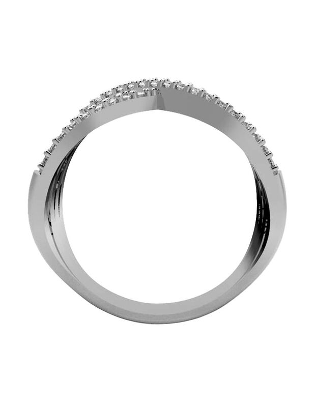 Anillo de Compromiso en Oro de 14K con Circonia... image number null