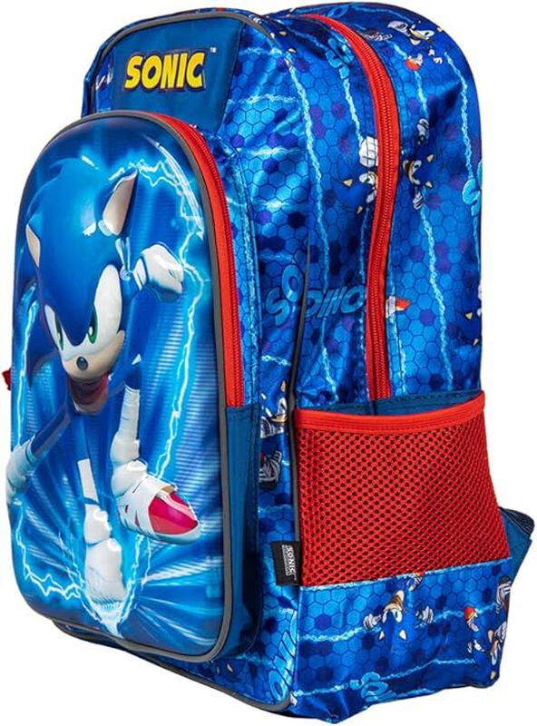 Mochila Edición Sonic Color azul con doble comp... image number null