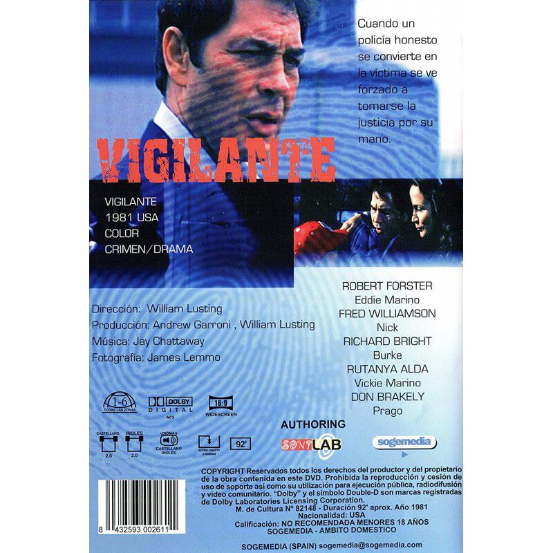 Vigilante [dvd] image number null