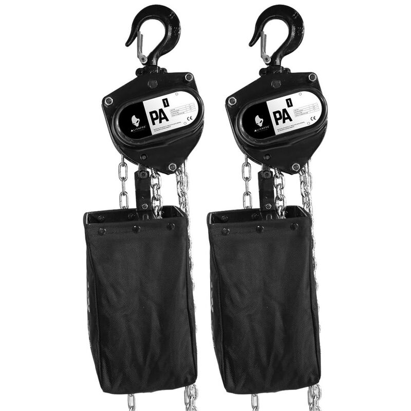 Set 2 Piezas Polipastos De Cadena Alienpro Elev... image number null