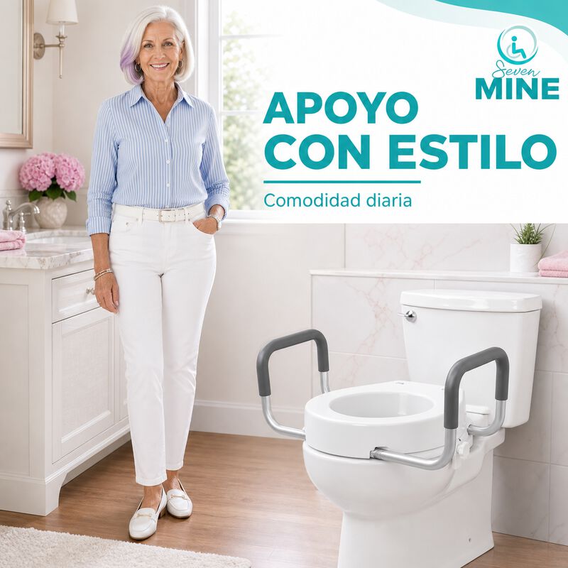 Incremento Wc Lujo (altura 9cm): Descansa Brazo... image number null