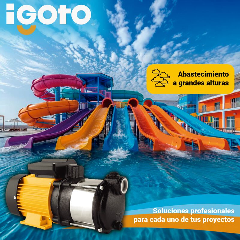 Bomba Para Agua Multietapa Horizontal Igoto 3/4... image number null