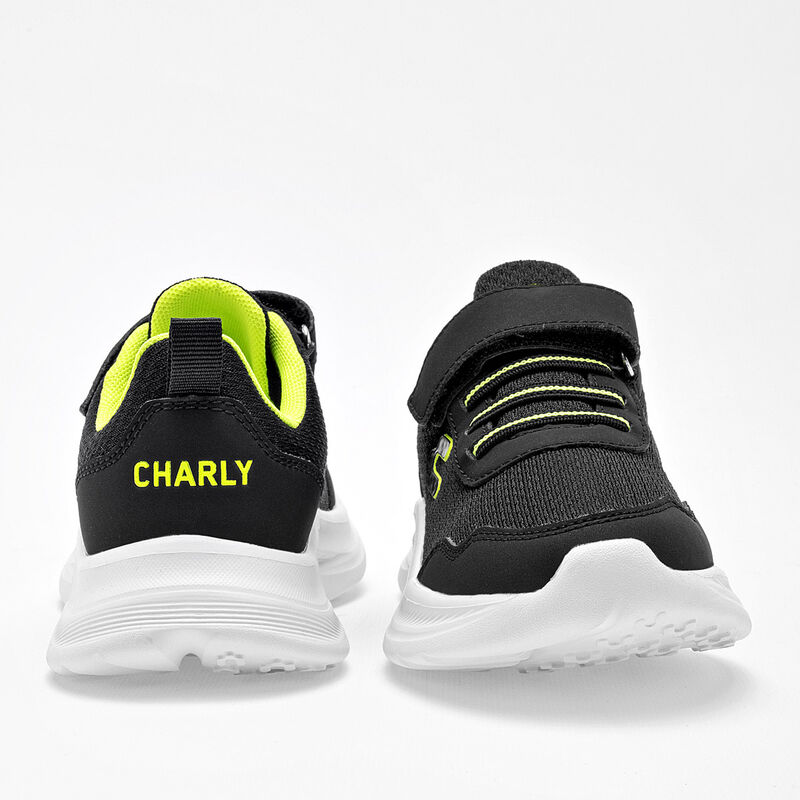 Charly Tenis urbano para ni&ntilde;o negro, hasta agot... image number null
