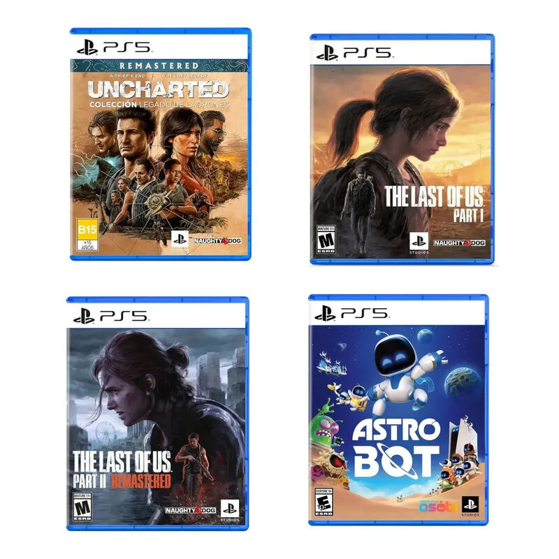 Ps5 Juegos The Last Of Us Parte 1 Y 2 +uncharte... image number null