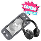 Combo Consola Nintendo Switch Lite 32 Gb Gris + Audifonos Bluetooth