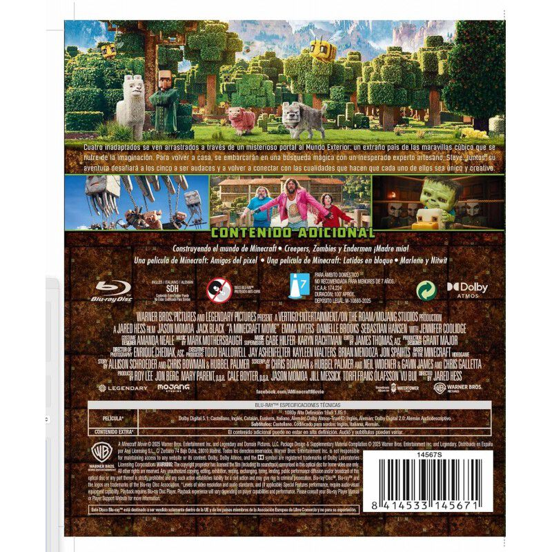 Una pel&iacute;cula de Minecraft [Blu-ray] (2025) image number null