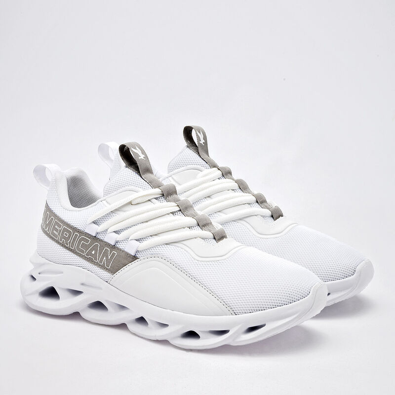 American Fire Tenis urbano para hombre. Blanco ... image number null