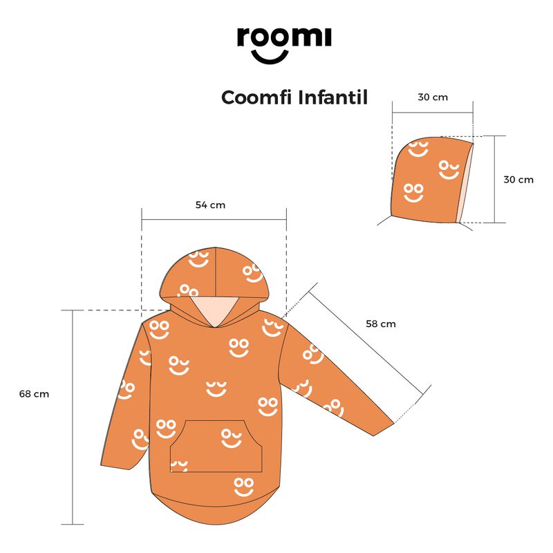 Pijama Infantil Unitalla Sudadera Cobija Roomi ... image number null