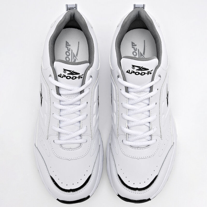 Apoort Tenis deportivo para hombre. Blanco negr... image number null