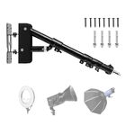 Brazo De Soporte De Pared Para L&aacute;mpara Anular Sitto De 110 Cm Con Rotaci&oacute;n De 180&deg;