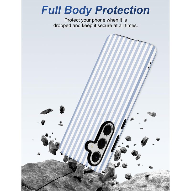 Funda Magn&eacute;tica Rayas Azules para Samsung Galax... image number null