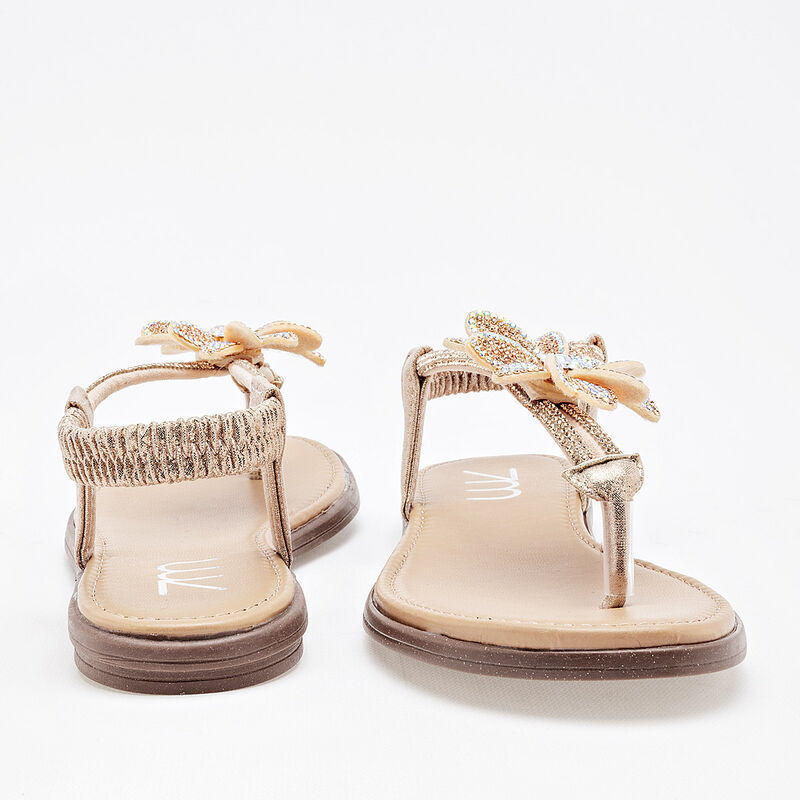 Top Moda Sandalia para mujer dorado rosa image number null