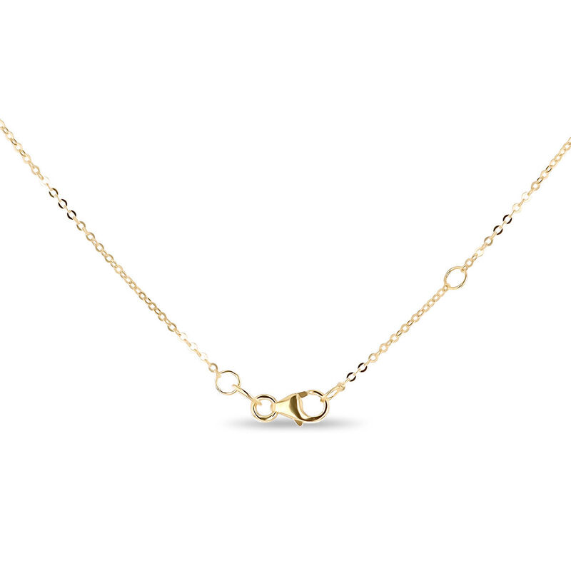 Dije Bicolor 10k Con Zirconias + Cadena (sku D)... image number null