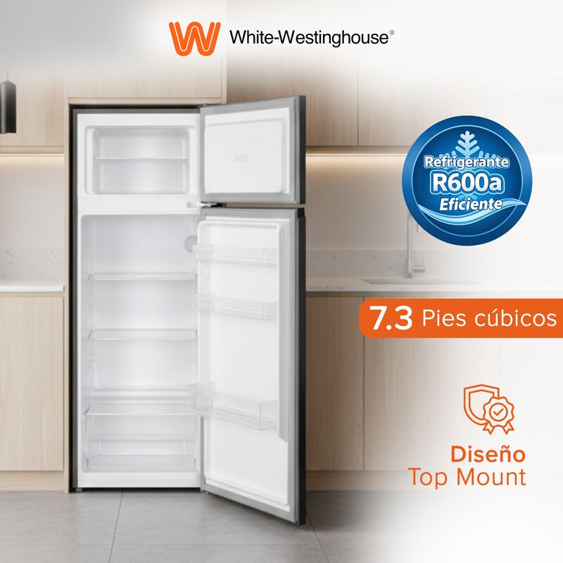White Westinghouse Refrigerador 7.3 Pies Top Mo... image number null