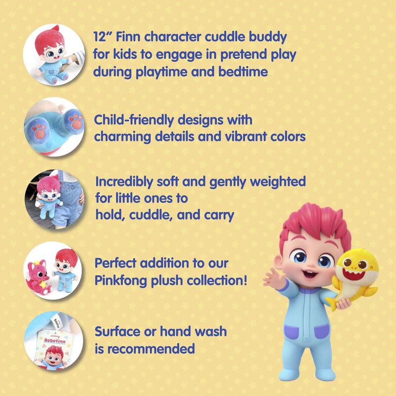 Mu&ntilde;eca De Peluche Pinkfong Bebefinn De 30 Cm Pa... image number null