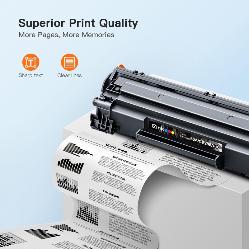 Cartucho De T&oacute;ner Compatible E-z Ink 85a Para H... image number null