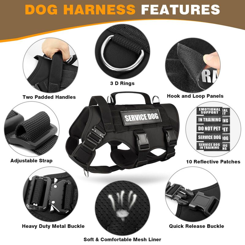 Chaleco Para Perros Winsee Tactical Working Mol... image number null