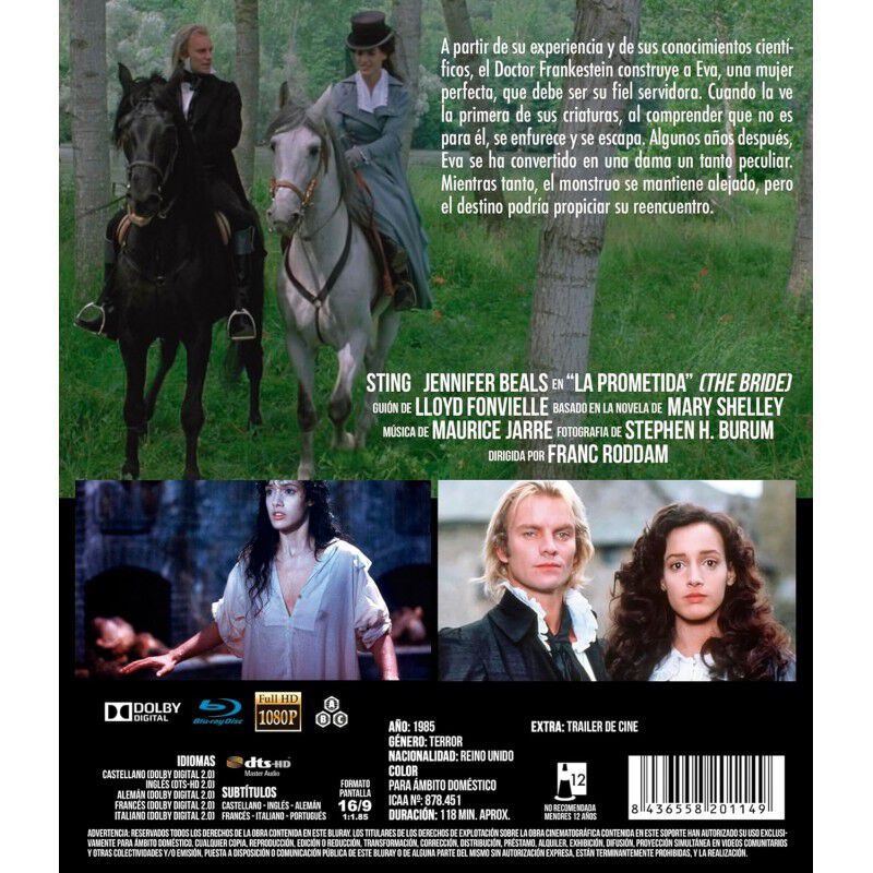 La Prometida [blu-ray] (1985) La Novia image number null