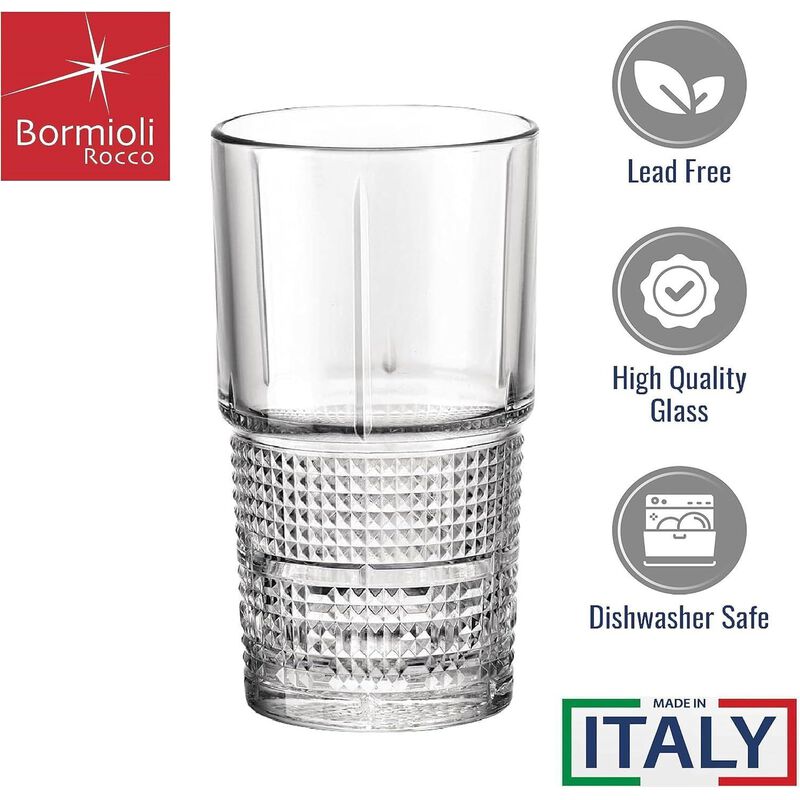 Vaso Highball Bormioli Rocco 400 ml - Pack de 4 image number null