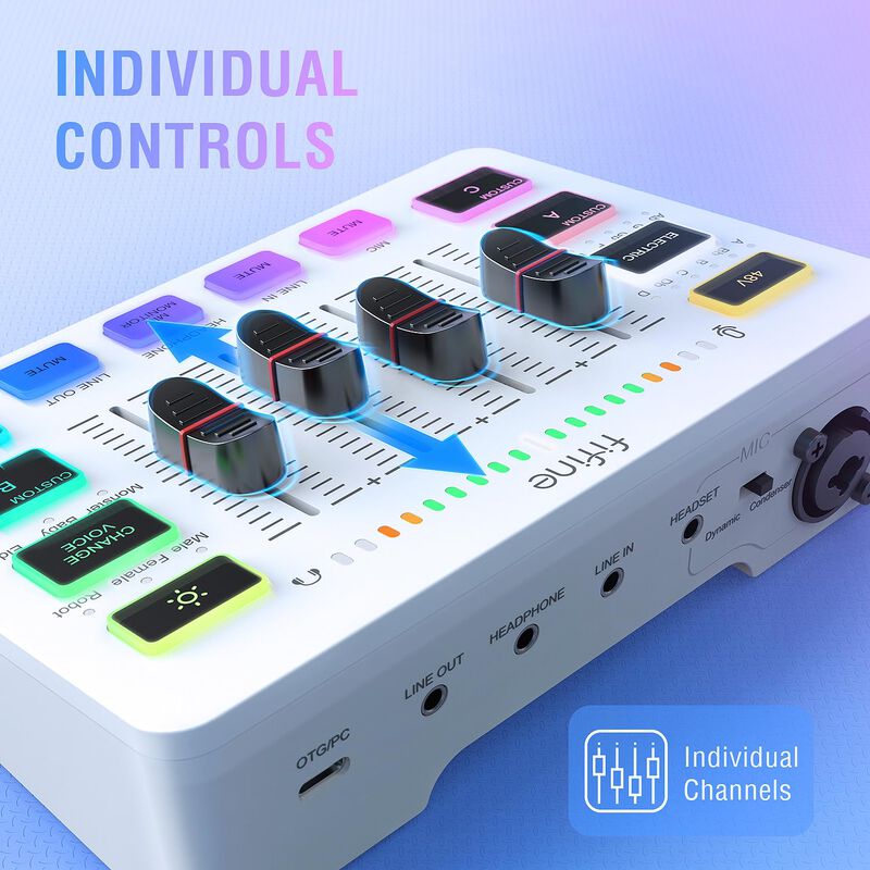 Mezclador De Audio Y Streaming Para Juegos Fifi... image number null