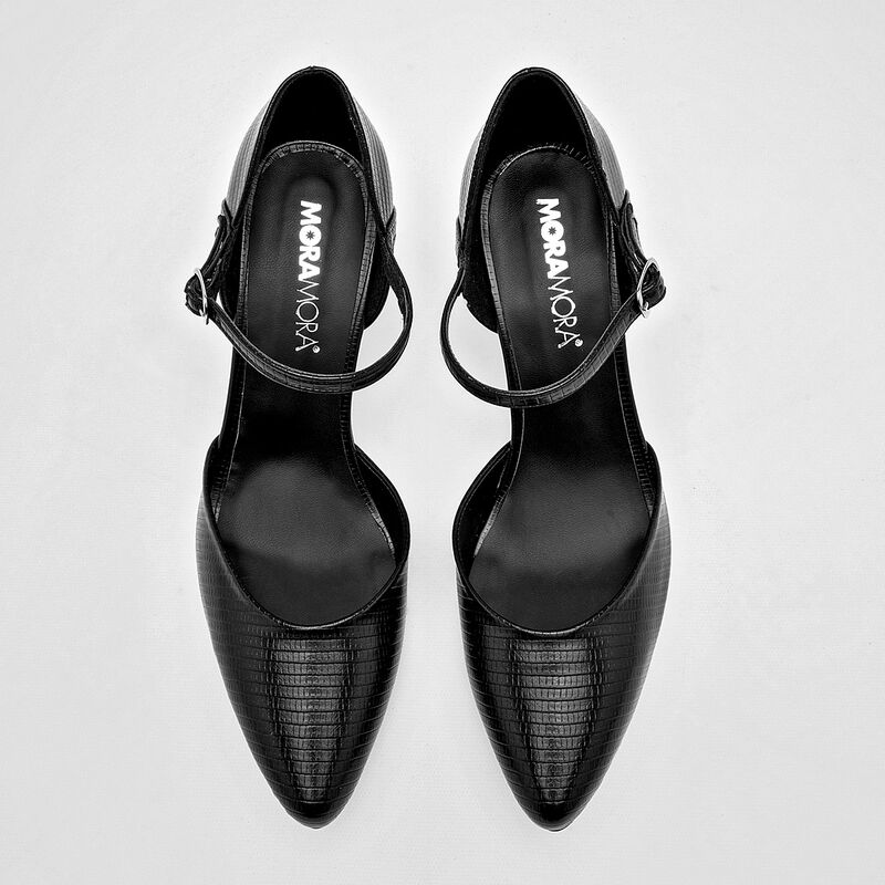 Moramora Zapatilla para mujer negro image number null