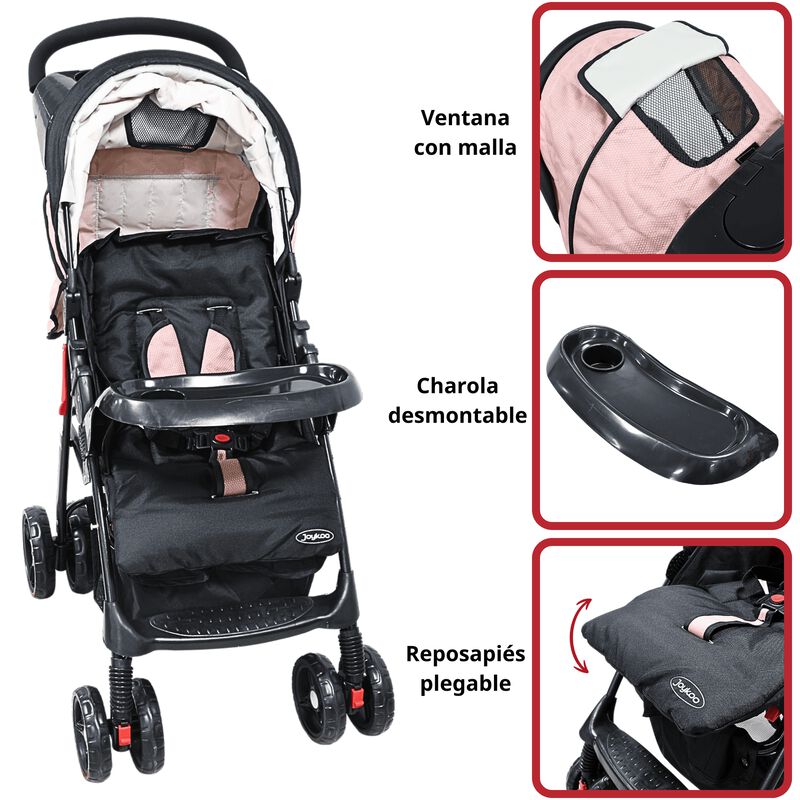 Carriola para Beb&eacute; Ligera y Plegable Asiento Re... image number null