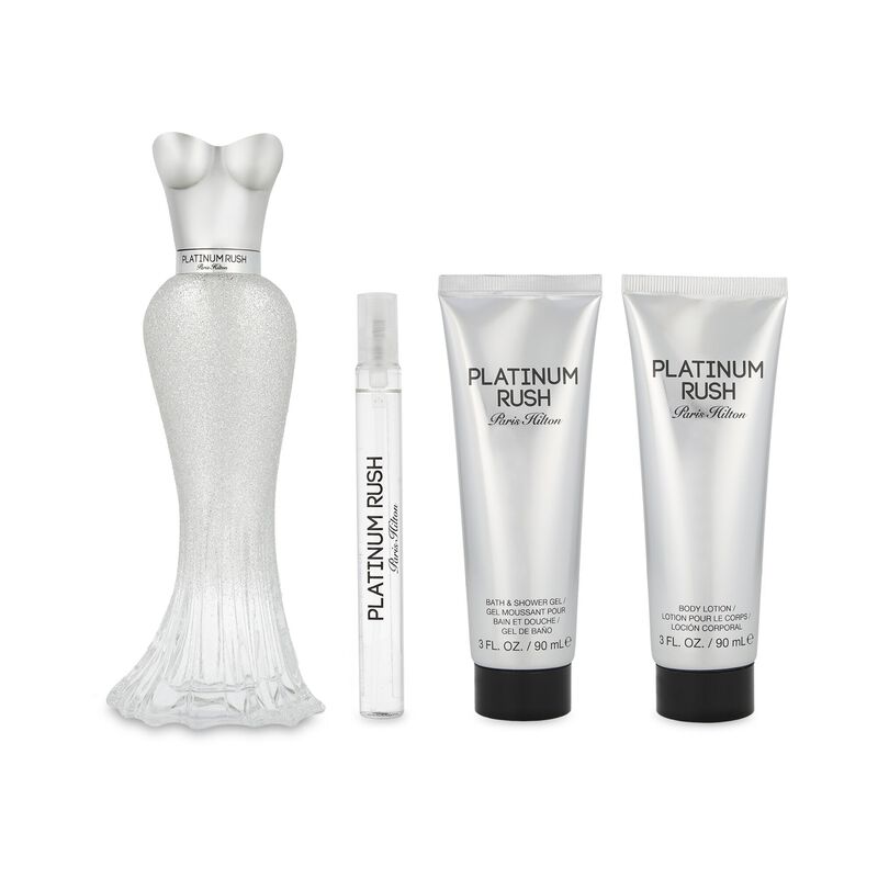 Set Paris Hilton Platinum Rush 4pzs Fragancia 1... image number null