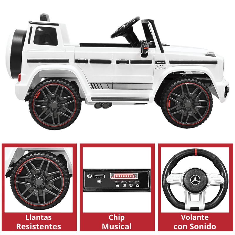 Camioneta Montable El&eacute;ctrica AMG Mercedes Benz ... image number null