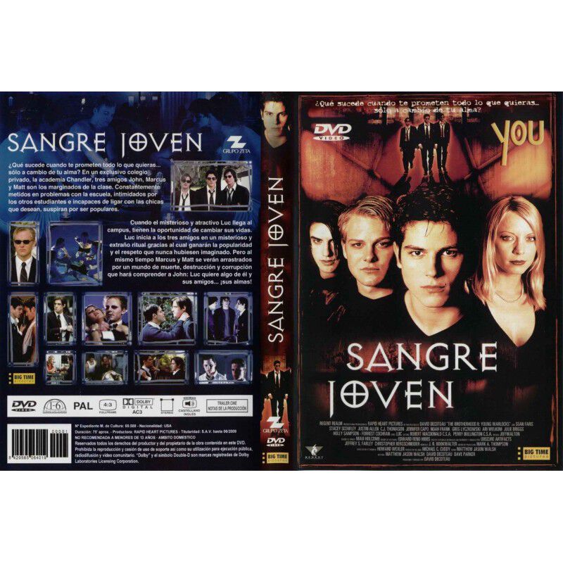 Sangre Joven (2001) [dvd] The Brotherhood 2: Yo... image number null