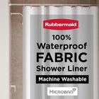 Forro De Ducha Rubbermaid 178x183 Cm Blanco Impermeable