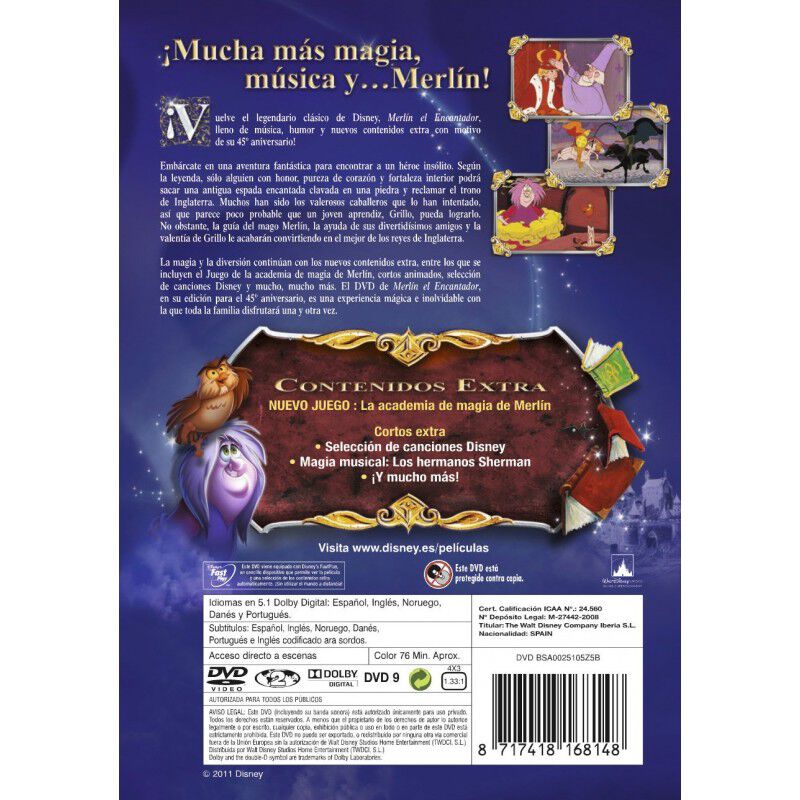 Merl&iacute;n El Encantador  (edici&oacute;n 45 Aniversario) ... image number null